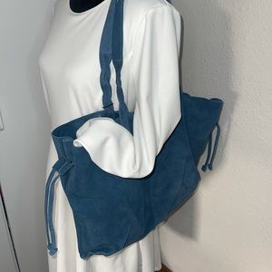 💚💗Free people, NuBuck Suede Leather, Blue